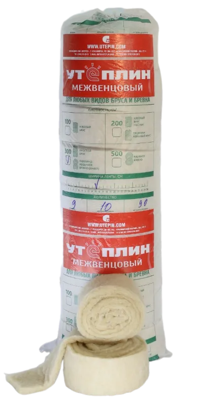 Утеплин — новое слово в межвенцовом утеплении
